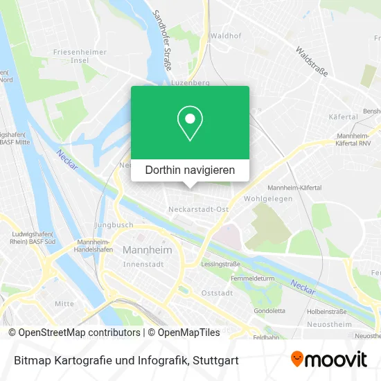 Bitmap Kartografie und Infografik Karte