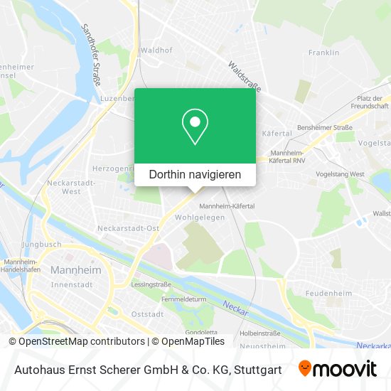 Autohaus Ernst Scherer GmbH & Co. KG Karte