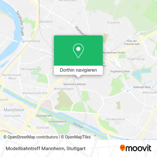 Modellbahntreff Mannheim Karte