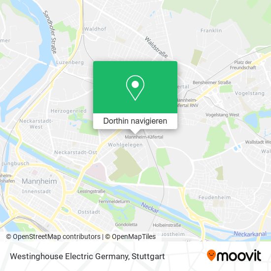 Westinghouse Electric Germany Karte