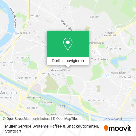 Müller Service Systeme Kaffee & Snackautomaten Karte