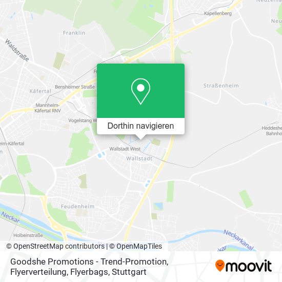 Goodshe Promotions - Trend-Promotion, Flyerverteilung, Flyerbags Karte