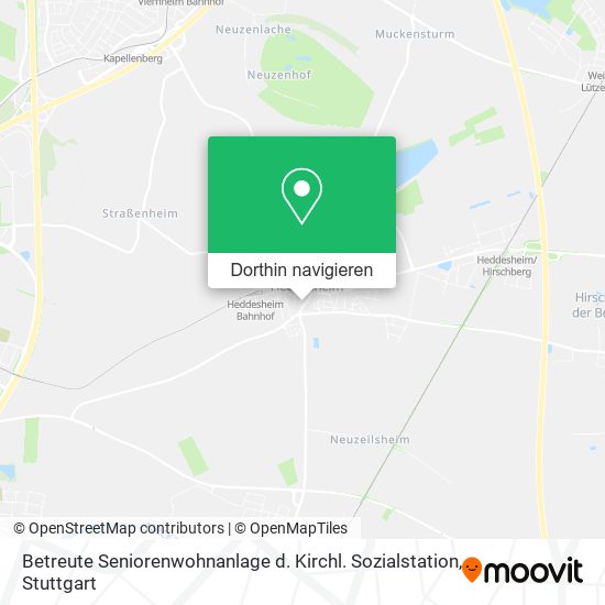 Betreute Seniorenwohnanlage d. Kirchl. Sozialstation Karte