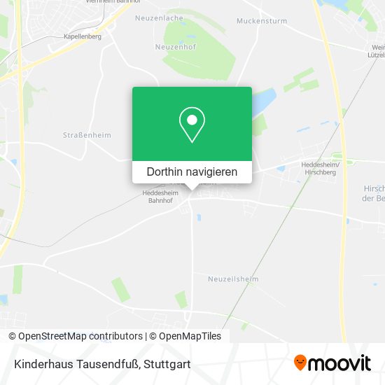 Kinderhaus Tausendfuß Karte