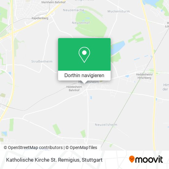 Katholische Kirche St. Remigius Karte