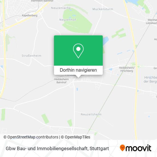 Gbw Bau- und Immobiliengesellschaft Karte