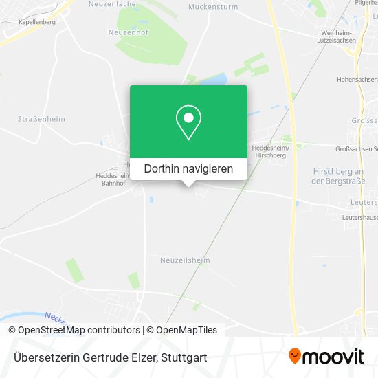 Übersetzerin Gertrude Elzer Karte