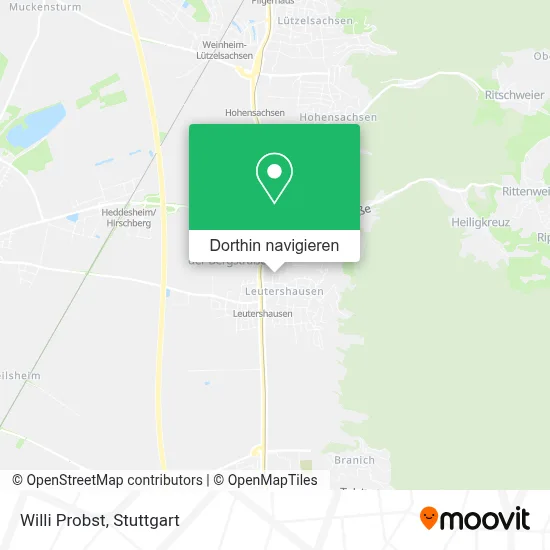 Willi Probst Karte