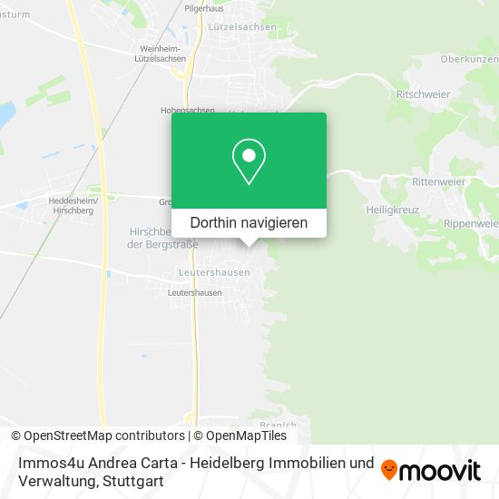 Immos4u Andrea Carta - Heidelberg Immobilien und Verwaltung Karte
