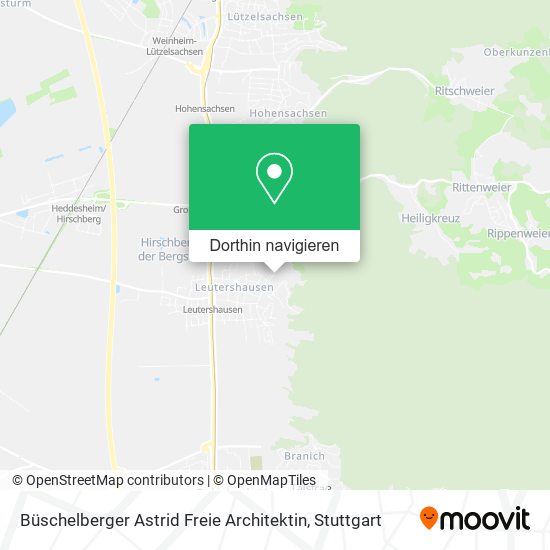 Büschelberger Astrid Freie Architektin Karte