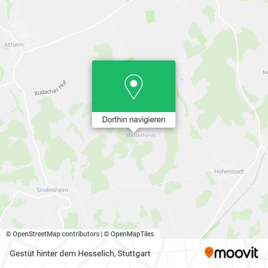 Gestüt hinter dem Hesselich Karte