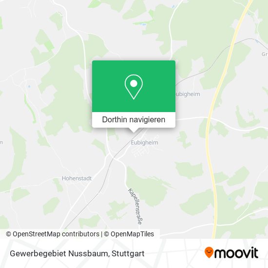 Gewerbegebiet Nussbaum Karte