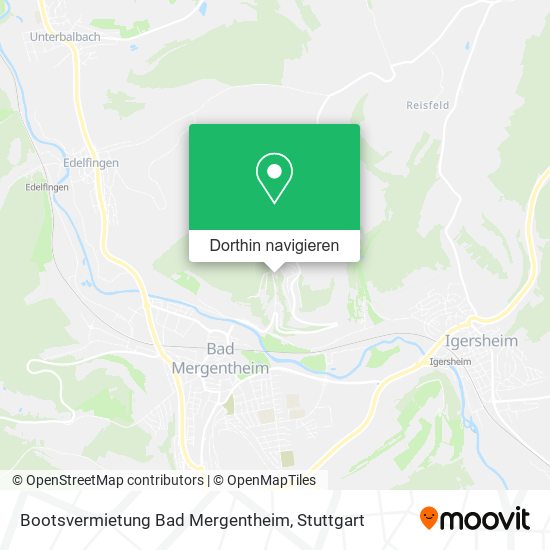 Bootsvermietung Bad Mergentheim Karte