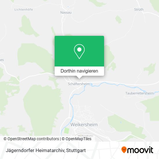 Jägerndorfer Heimatarchiv Karte