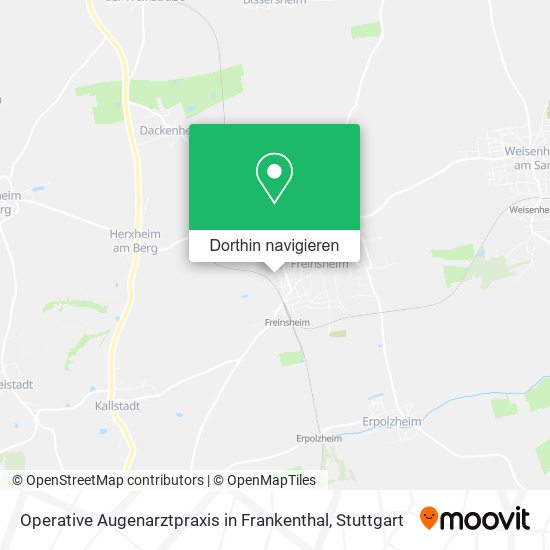 Operative Augenarztpraxis in Frankenthal Karte