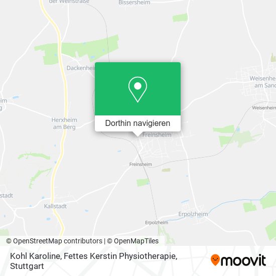 Kohl Karoline, Fettes Kerstin Physiotherapie Karte