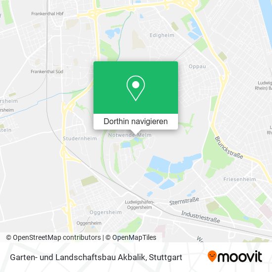 Garten- und Landschaftsbau Akbalik Karte