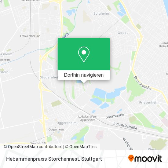 Hebammenpraxis Storchennest Karte