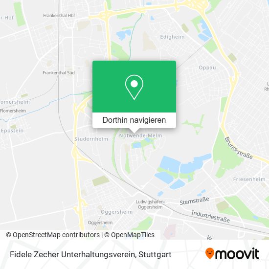 Fidele Zecher Unterhaltungsverein Karte