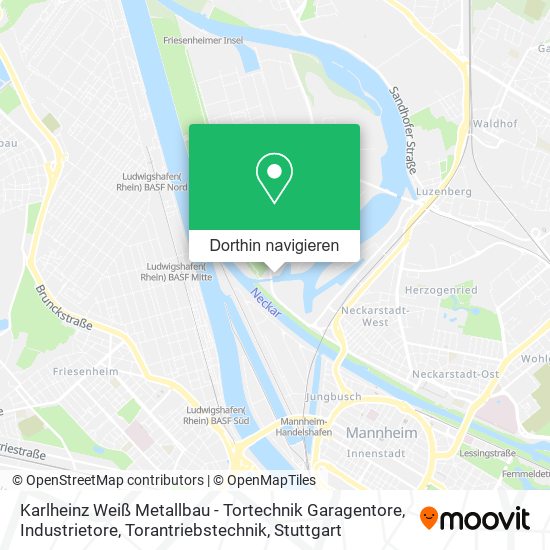 Karlheinz Weiß Metallbau - Tortechnik Garagentore, Industrietore, Torantriebstechnik Karte