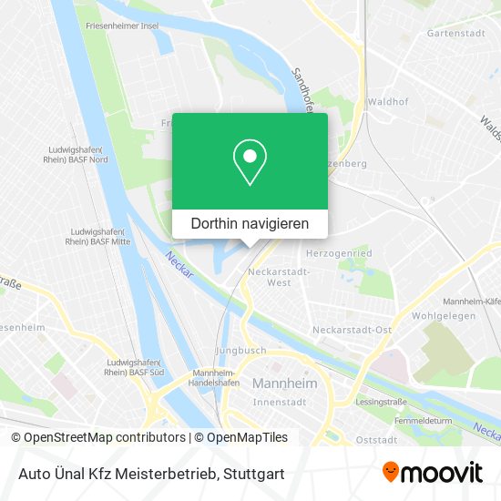 Auto Ünal Kfz Meisterbetrieb Karte