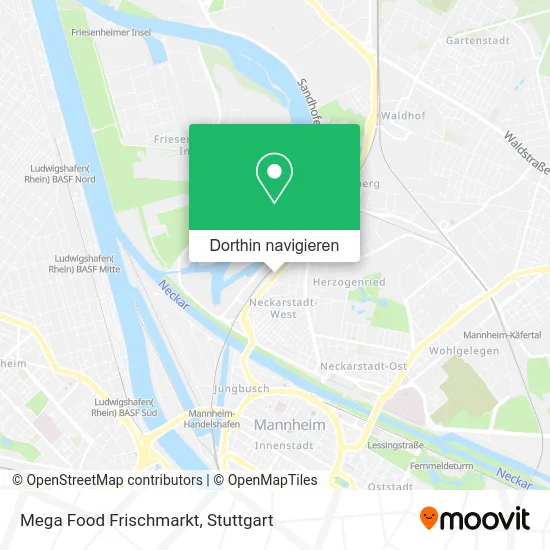 Mega Food Frischmarkt Karte