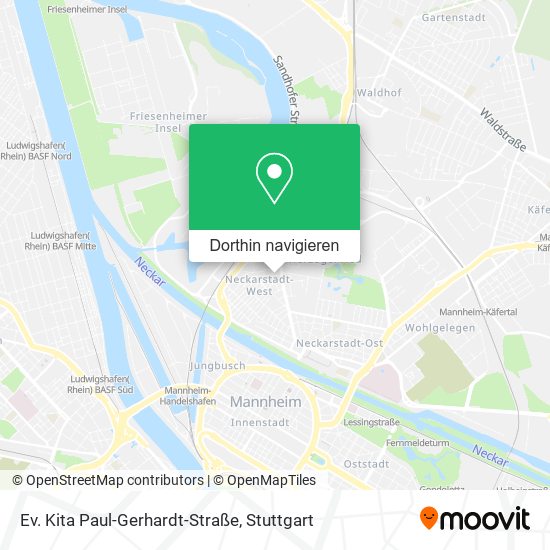Ev. Kita Paul-Gerhardt-Straße Karte
