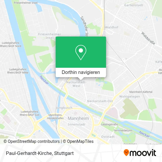 Paul-Gerhardt-Kirche Karte