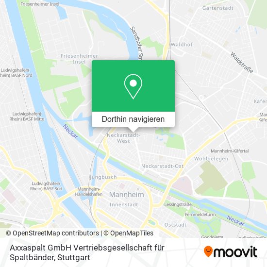 Axxaspalt GmbH Vertriebsgesellschaft für Spaltbänder Karte