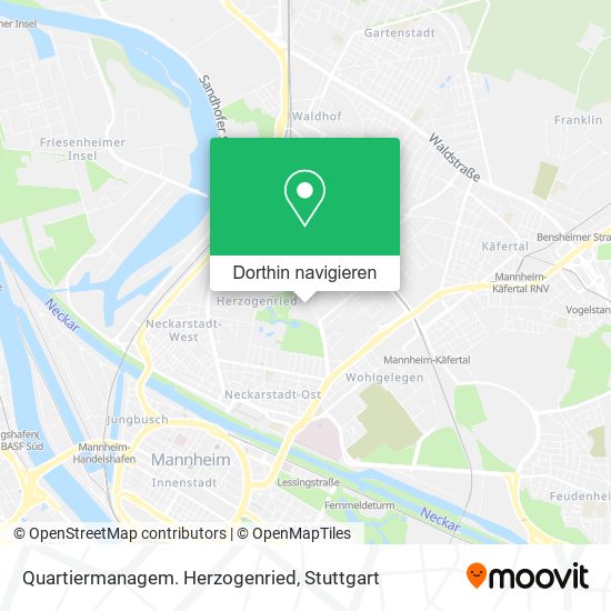 Quartiermanagem. Herzogenried Karte