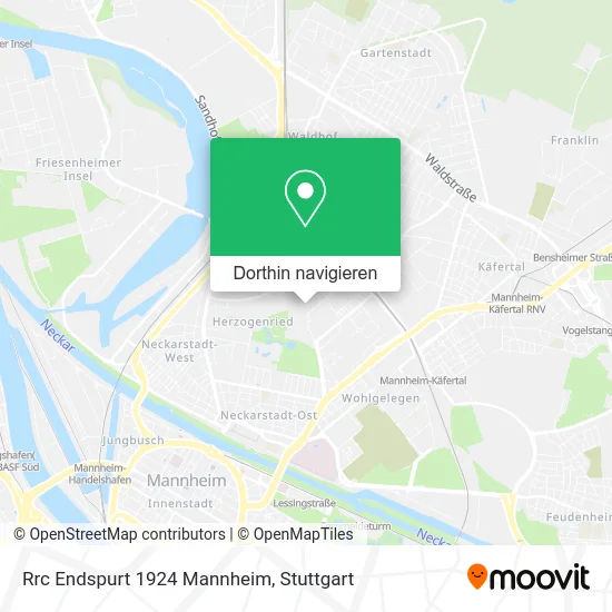 Rrc Endspurt 1924 Mannheim Karte