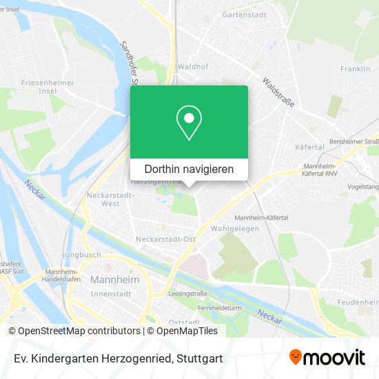 Ev. Kindergarten Herzogenried Karte