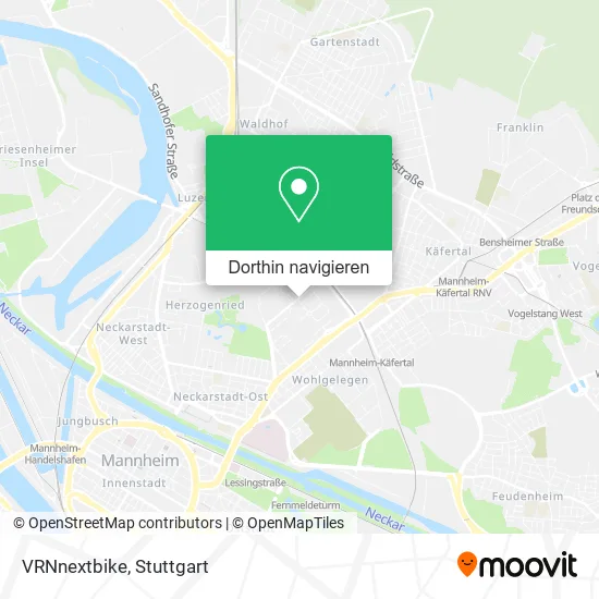 VRNnextbike Karte