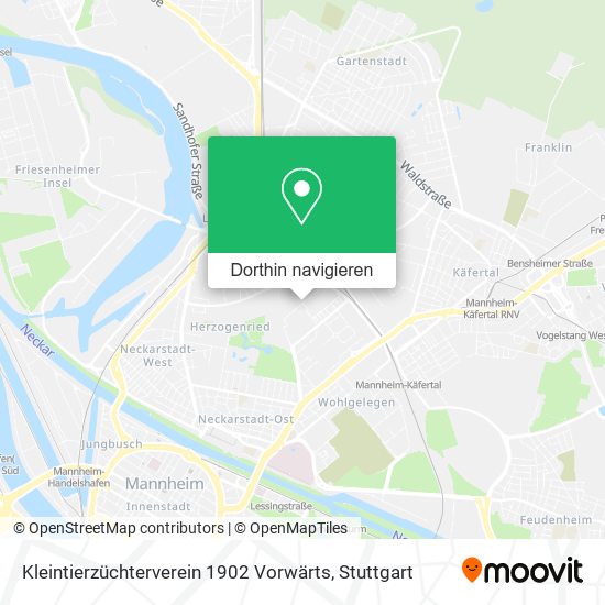 Kleintierzüchterverein 1902 Vorwärts Karte