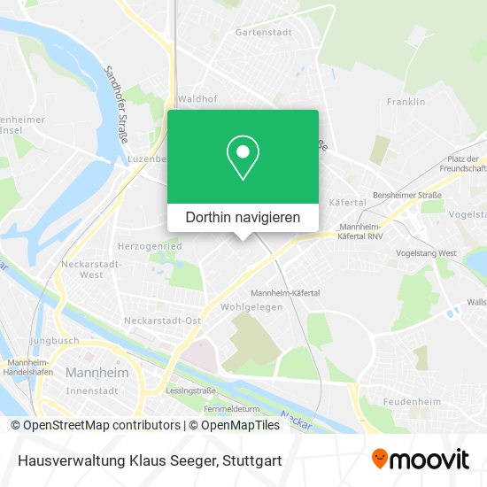 Hausverwaltung Klaus Seeger Karte