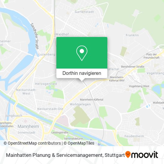 Mainhatten Planung & Servicemanagement Karte