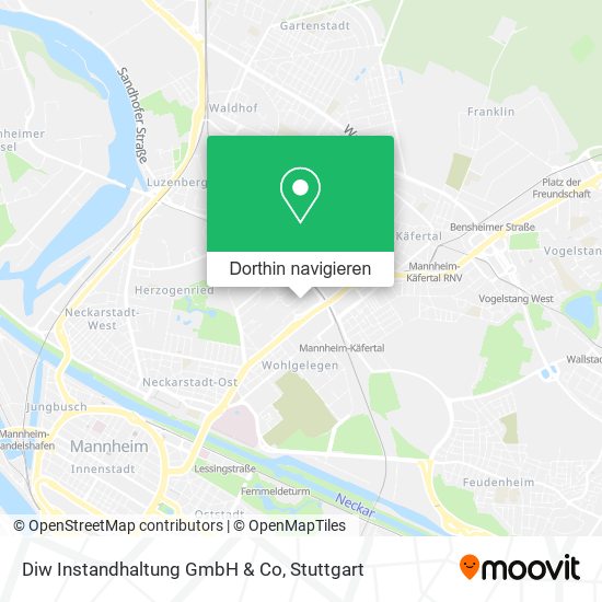 Diw Instandhaltung GmbH & Co Karte