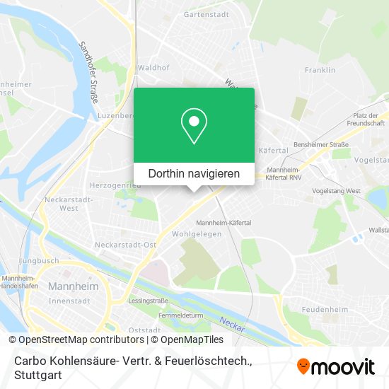 Carbo Kohlensäure- Vertr. & Feuerlöschtech. Karte