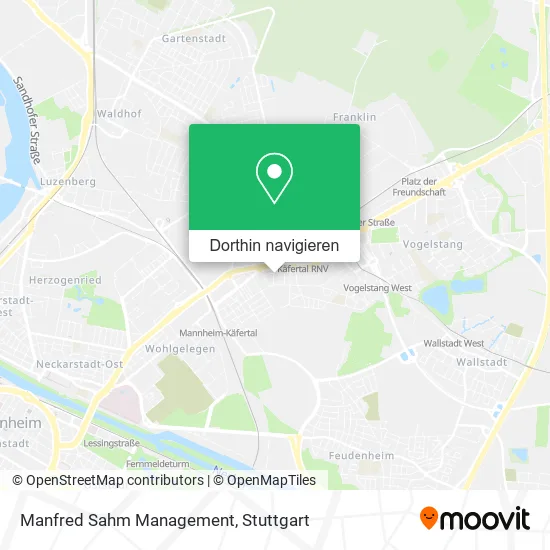 Manfred Sahm Management Karte