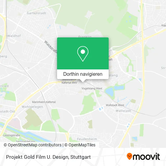 Projekt Gold Film U. Design Karte