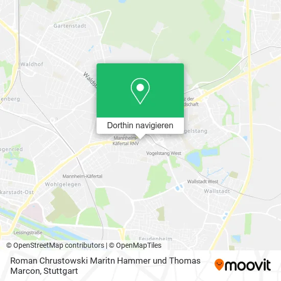 Roman Chrustowski Maritn Hammer und Thomas Marcon Karte