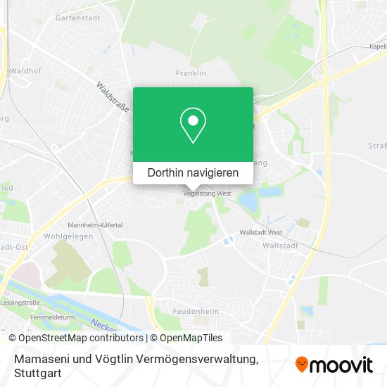 Mamaseni und Vögtlin Vermögensverwaltung Karte