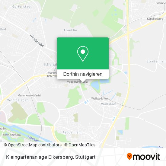 Kleingartenanlage Elkersberg Karte