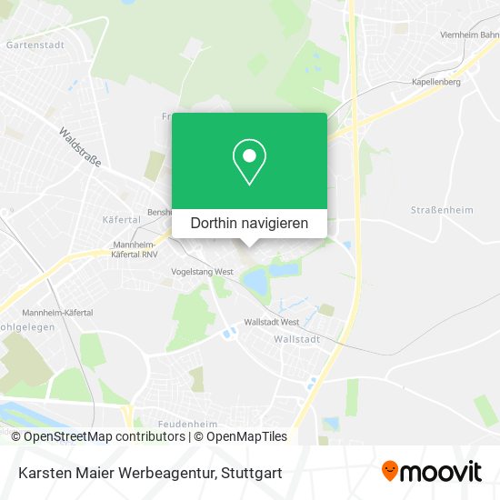 Karsten Maier Werbeagentur Karte