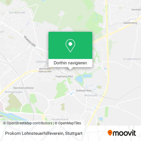 Prokom Lohnsteuerhilfeverein Karte