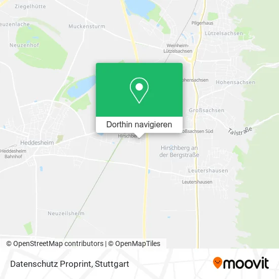 Datenschutz Proprint Karte