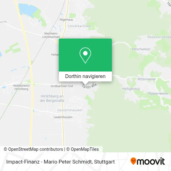 Impact-Finanz - Mario Peter Schmidt Karte