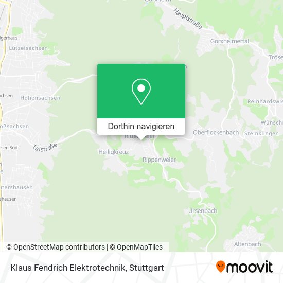 Klaus Fendrich Elektrotechnik Karte