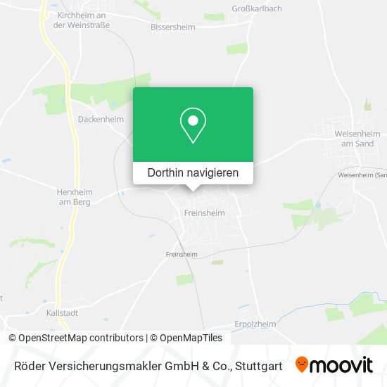 Röder Versicherungsmakler GmbH & Co. Karte
