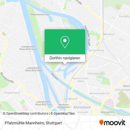 Pfalzmühle Mannheim Karte